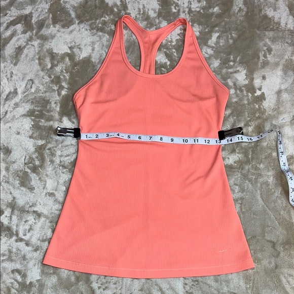 Nike Orange Sleeveless Fitted Backless Tank Top - Picture 5 of 8